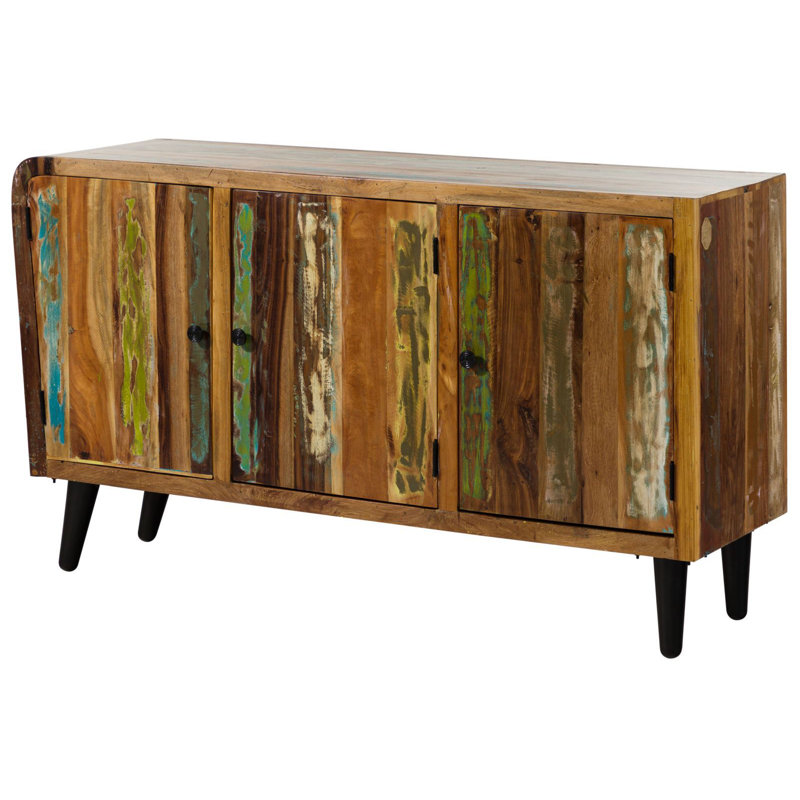 Sixties 150cm Solid Wood Sideboard