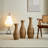3-Piece Artificial Rattan Floor Vase