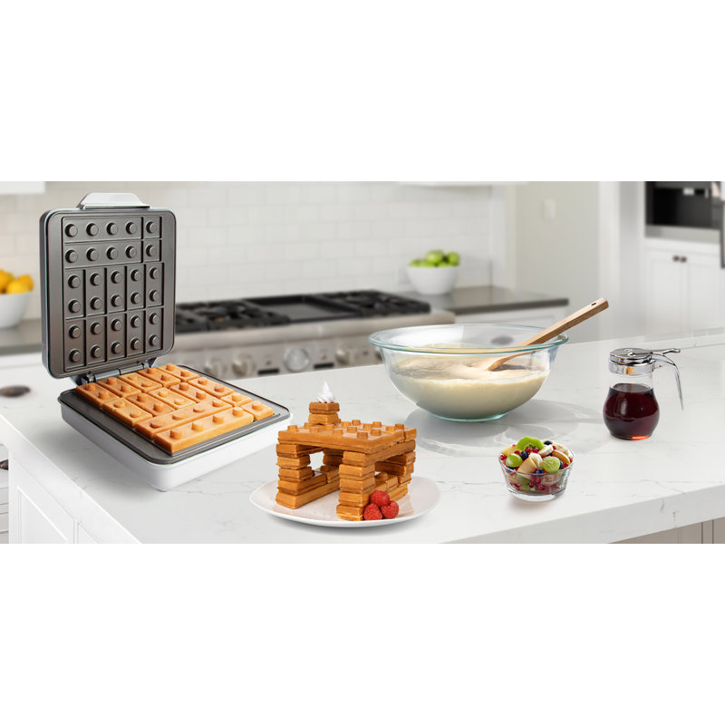 Nonstick Building Brick Electric Waffle Maker