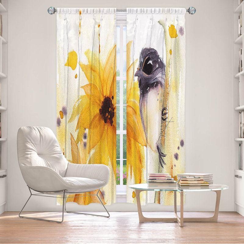 Rideau simple obscurcissant avec passe-tringle Delaughter, L 20 po x L 82 po