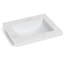 Comptoir de meuble-lavabo en marbre de culture l 24 po x P 22 po avec lavabo intégré sans soudure, veine de marbre blanc, 3 trous