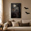 Art mural sur toile gothique Haunted Mansion Under Full Moon-944780467