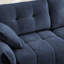 Canapé en tissu d'ameublement avec repose-pieds Chenille-873460678-904928742