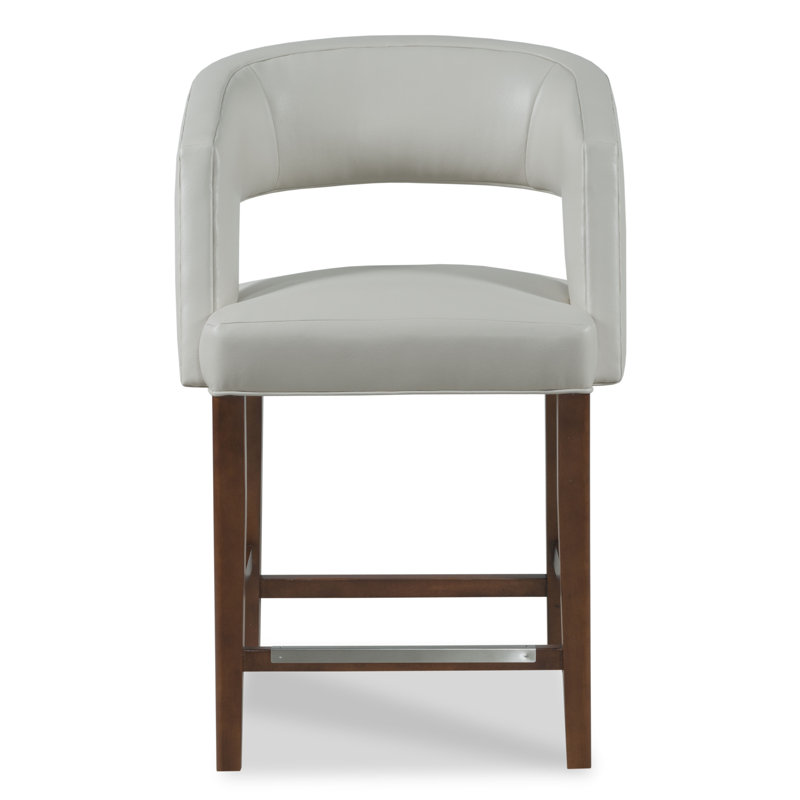 Tabouret de comptoir 26 po Bryant, Amande chamois, Indigo 8789