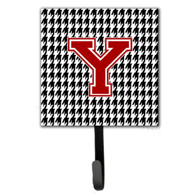 Porte-laisse houndstooth et crochet mural