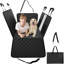 Housse de siège de chien 52 po x 24,8 po pour siège arrière imperméable 600D pour voitures