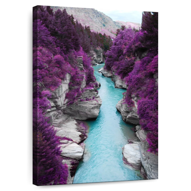 Alvord, rivière de la forêt mauve, H 48 po x l 32 po