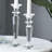 10.1'' H Wood Tabletop Candlestick