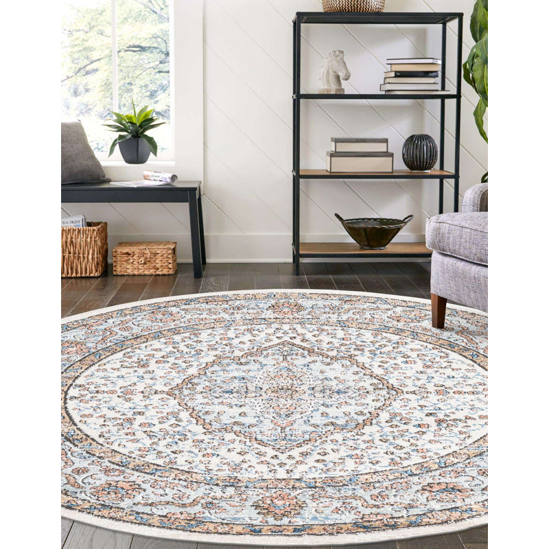 Fritch Abstract Rug, Round 5'3"