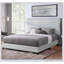 Lit plateforme en tissu d'ameublement-745616175
