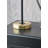 Bryce Black and Gold Metal Rise and Fall Table Lamp