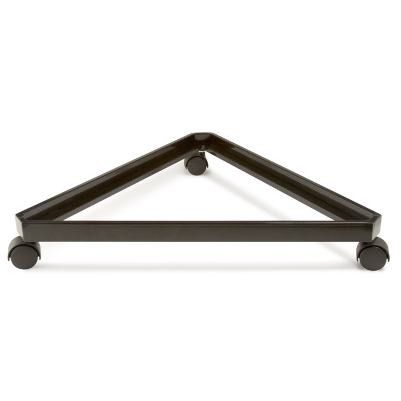 Base de triangles roulant pour le chariot utilitaire grid panels, Noir