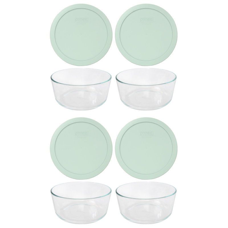 4 Cup Food Storage Container, Muddy Aqua