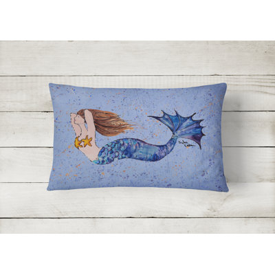 Mermaid Indoor/Outdoor Throw Pillow