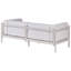 Bilan 73.62 cm W Plastic Patio Sofa with Cushions