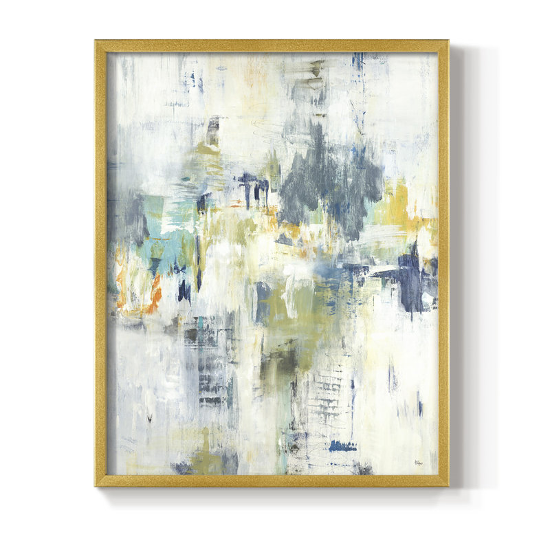 Just Relax Framed Print Framed Print - Solid Wood, 15" H x 12" W, Gold