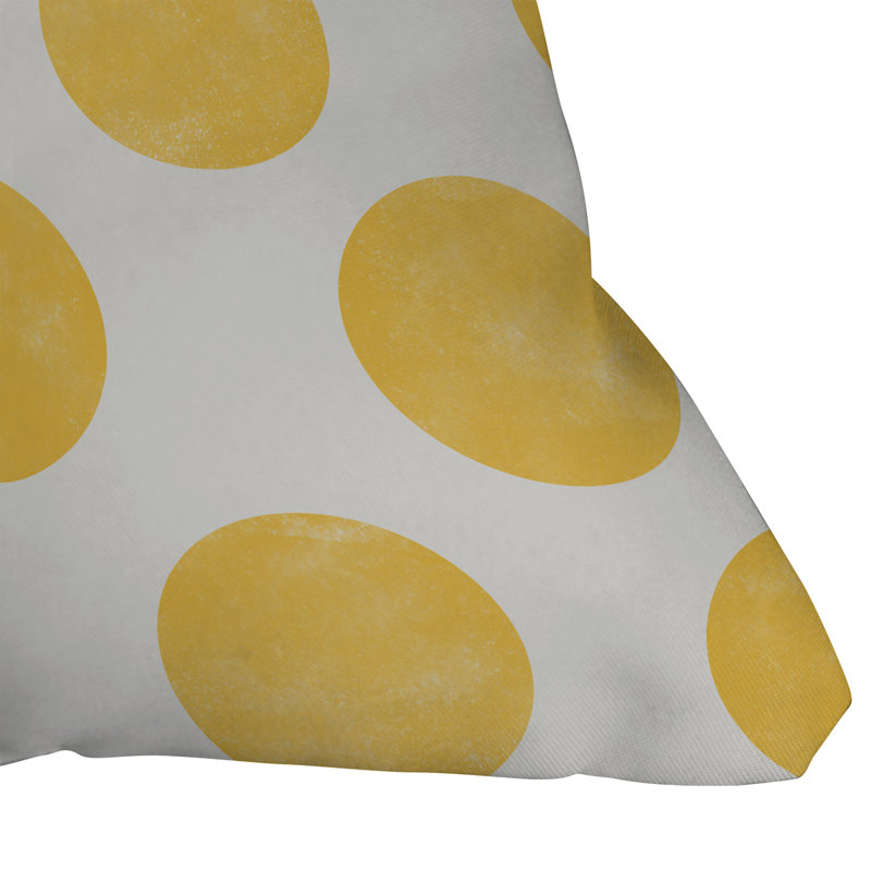 Spring Dots Outdoor Throw Pillow, 16" x 16"