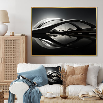 Pont Eduardas gris, acier, symphonie anthracite II - impression