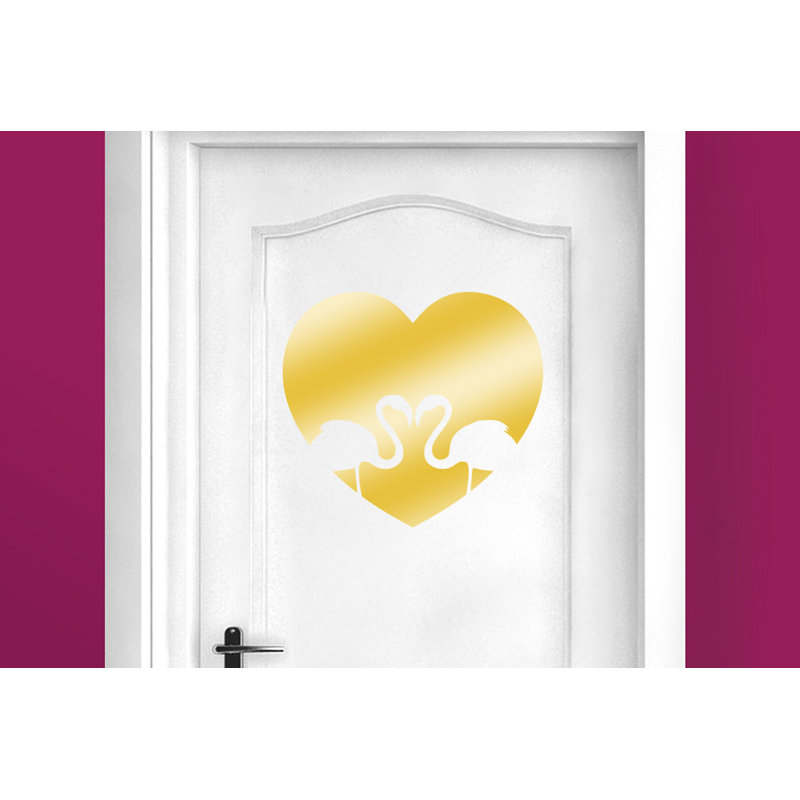 Animals Wall Decal, Shiny Gold