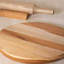Chakla Belan en teck avec support