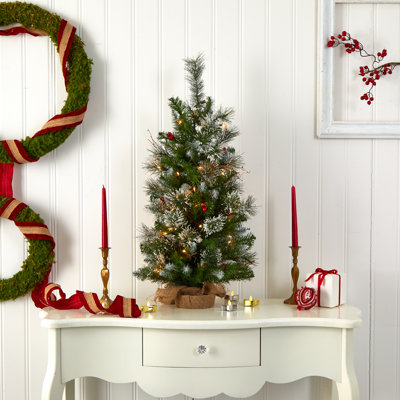36' H Lighted Artificial Fir Christmas Tree