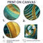 «Swirling Mystery Dynamics - Waves», reproduction d'art murale-533381986-533381990
