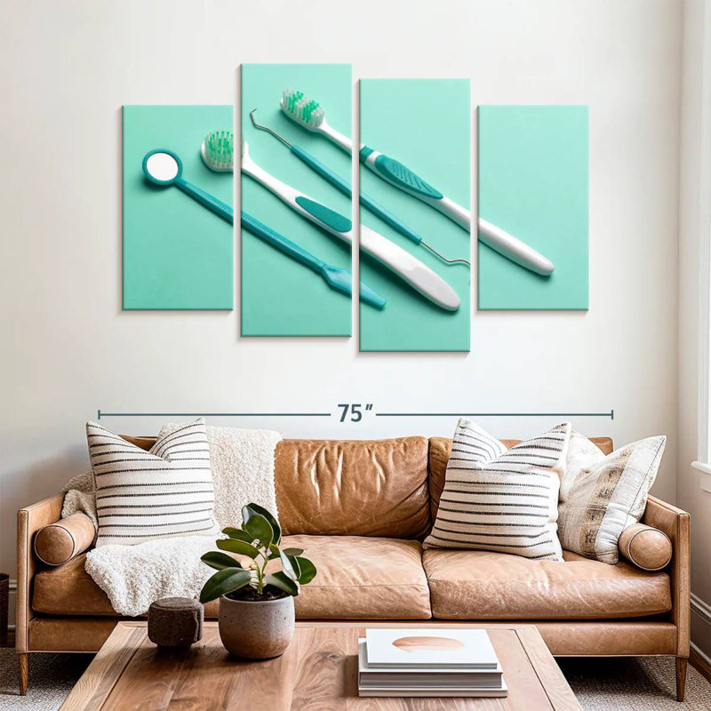 Outils hygiéniques dentaires Alcaraz Green, H 42 po x l 68 po