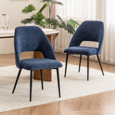 Sverker 22.1" W Mid-Century Modern Upholstered Side Chairs