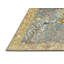 Tapis oriental jaune / bleu-1230023745