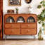 Commode d'appoint courbée en acier inoxydable-214674666