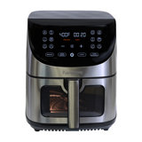 Friteuse à air numérique 8 pte avec 12 réglages de cuisson Kenmore, acier inoxydable Kenmore