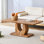 Table basse rectangulaire moderne de luxe simple de couleur bois. Le bureau d'ordinateur. La table de jeu. Convient pour la salle à manger, le salon, la terrasse et la cuisine. 47 po x 25,6 po 18 po