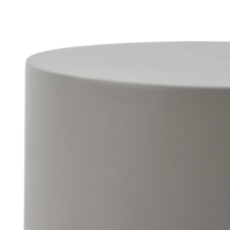 ROME Round Concrete Side Table 45 x 45 x 51.5 cm, Grey