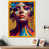 Impression dorée sur toile encadrée