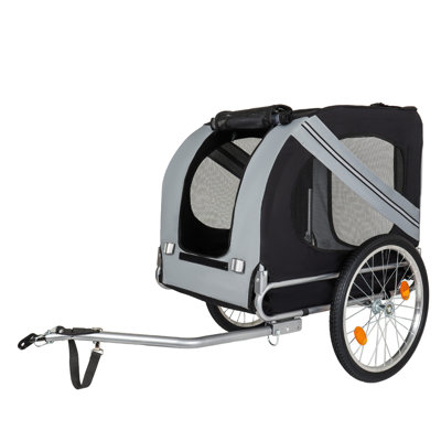 Grande remorque à vélo pliante pour chiens