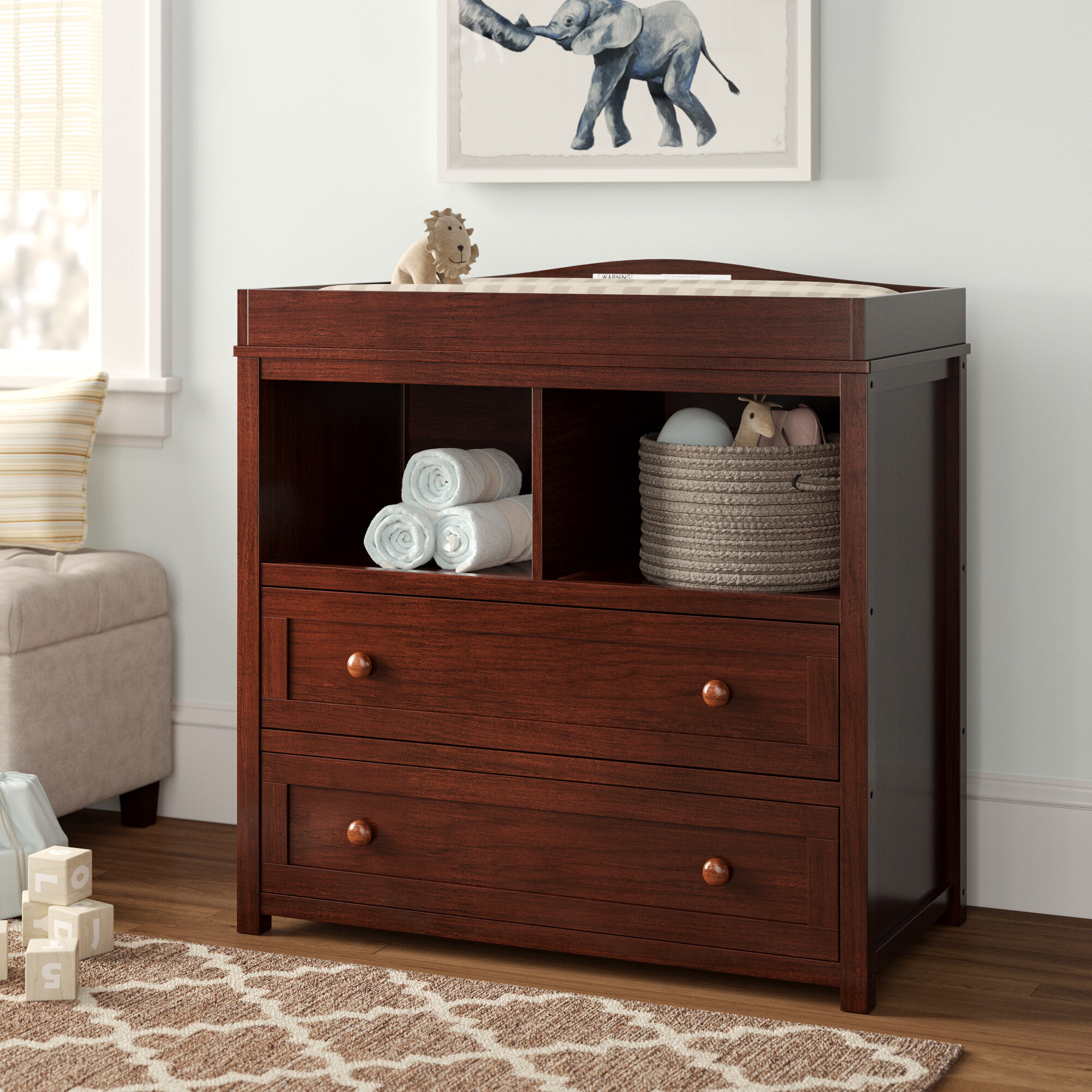 Harriet Bee Ifeta Changing Table Dresser & Reviews Wayfair