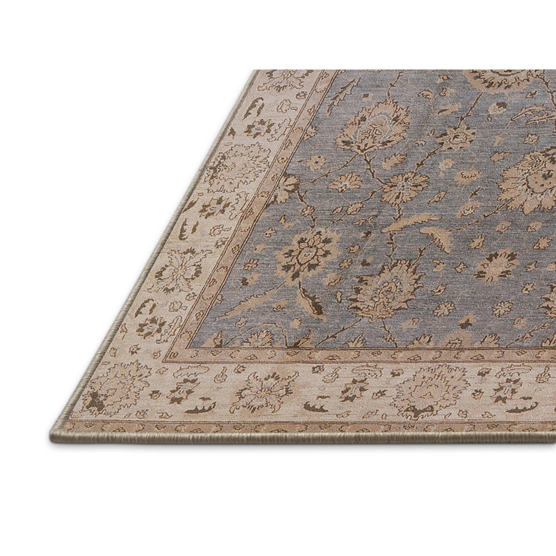 Tapis oriental bleu / beige Nanni, Rectangle 2 pi x 3 pi