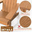 Chaise Adirondack pliable avec repose-pieds-71613318