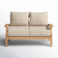 Summerton 54.25'' Teak Outdoor Loveseat