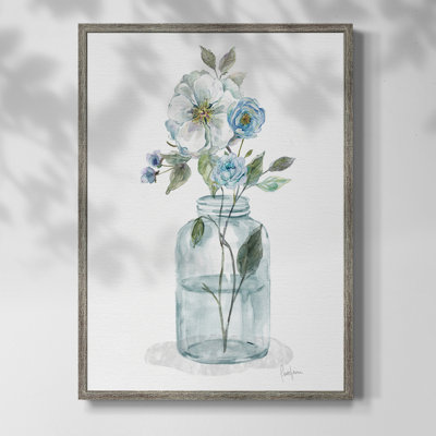 Mason Jar Blues II, reproduction encadrée - bois massif 50011