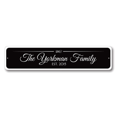Name Custom Aluminum Sign