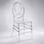 Ensemble de 4 chaises de salle à manger élégantes en plastique, parfaites pour les mariages et pour un usage quotidien, durables et faciles à assembler.