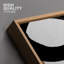 BAW, coups de peinture foncés, motifs géométriques, minimalisme, détente moderne, calme, noir et blanc-102488332-102488336