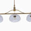 Lustre de salle à manger 32 lumières en bronze de fer 32 pouces avec chaîne de suspension réglable