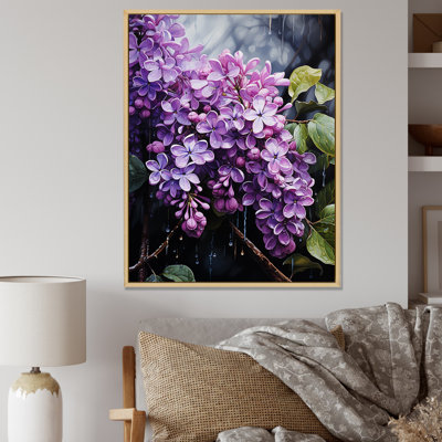 Whispers Of Lilac I sur impression sur toile