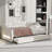 Upholstered Twin Xl Size Daybed With Led Belt And Trundle, Day Bed