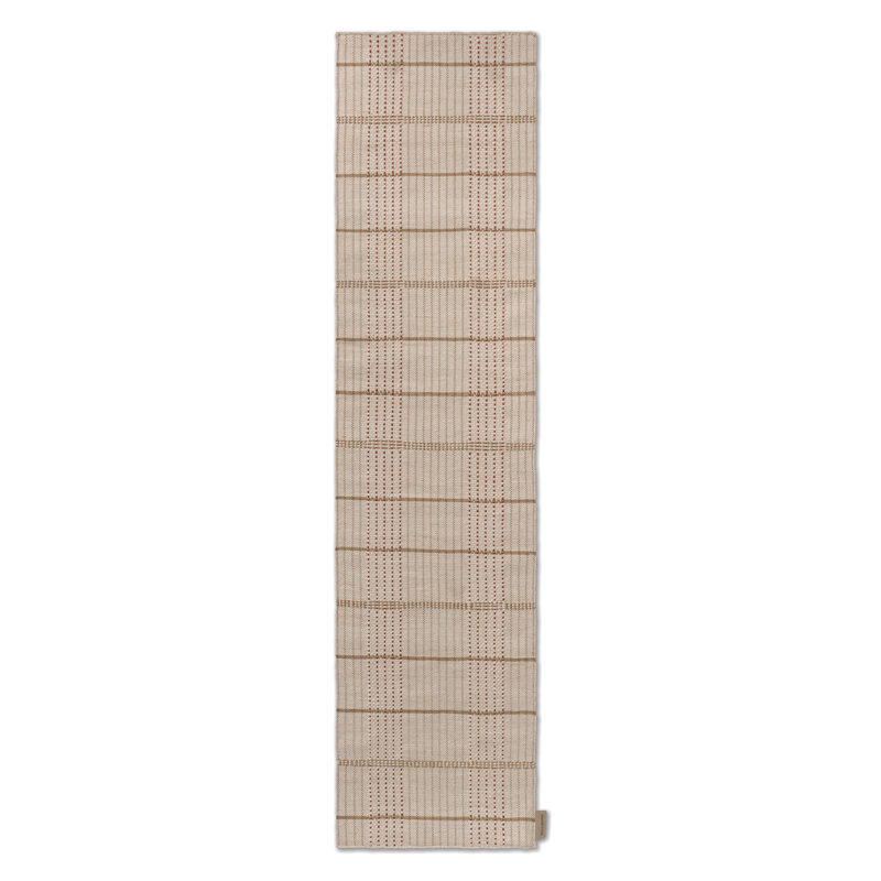 Stitch Flatweave Striped Area Rug, Runner 2'4" x 9'10"