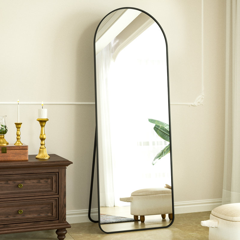 Miroir pleine grandeur Angelus, Noir, 64 po x 22 po