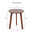 Tables d'appoint modernes, table d'appoint compacte à 3 pieds en bois massif pour la maison