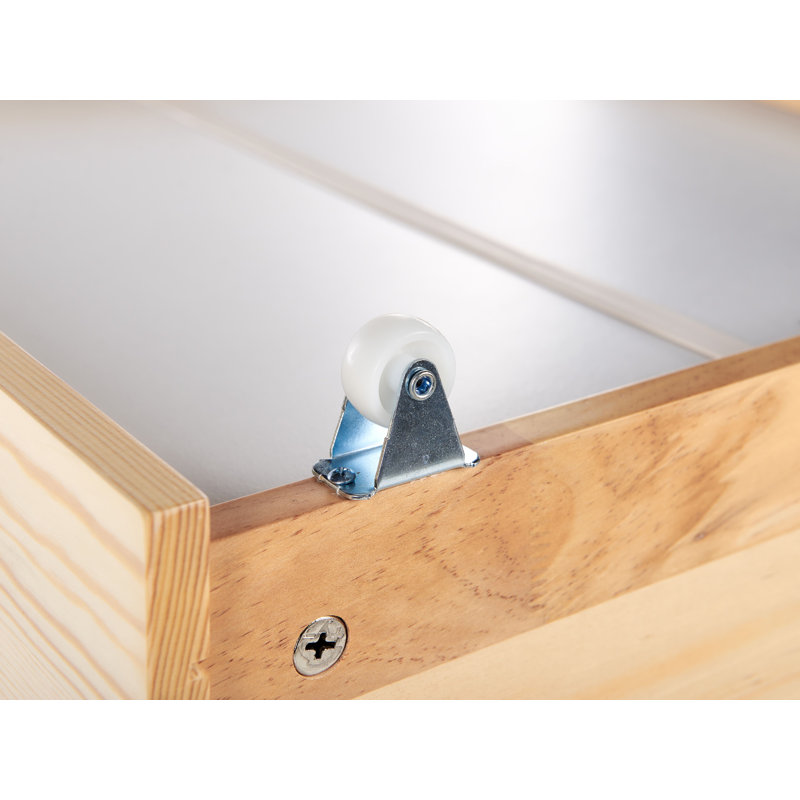 OLENDON Underbed Storage Drawers, Light Brown